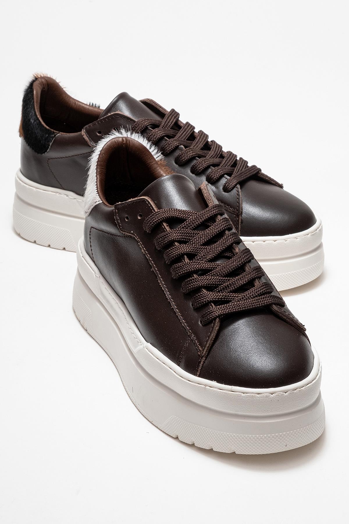 Anabel - Taupe Suede Genuine Leather Casual Sneaker (Women)