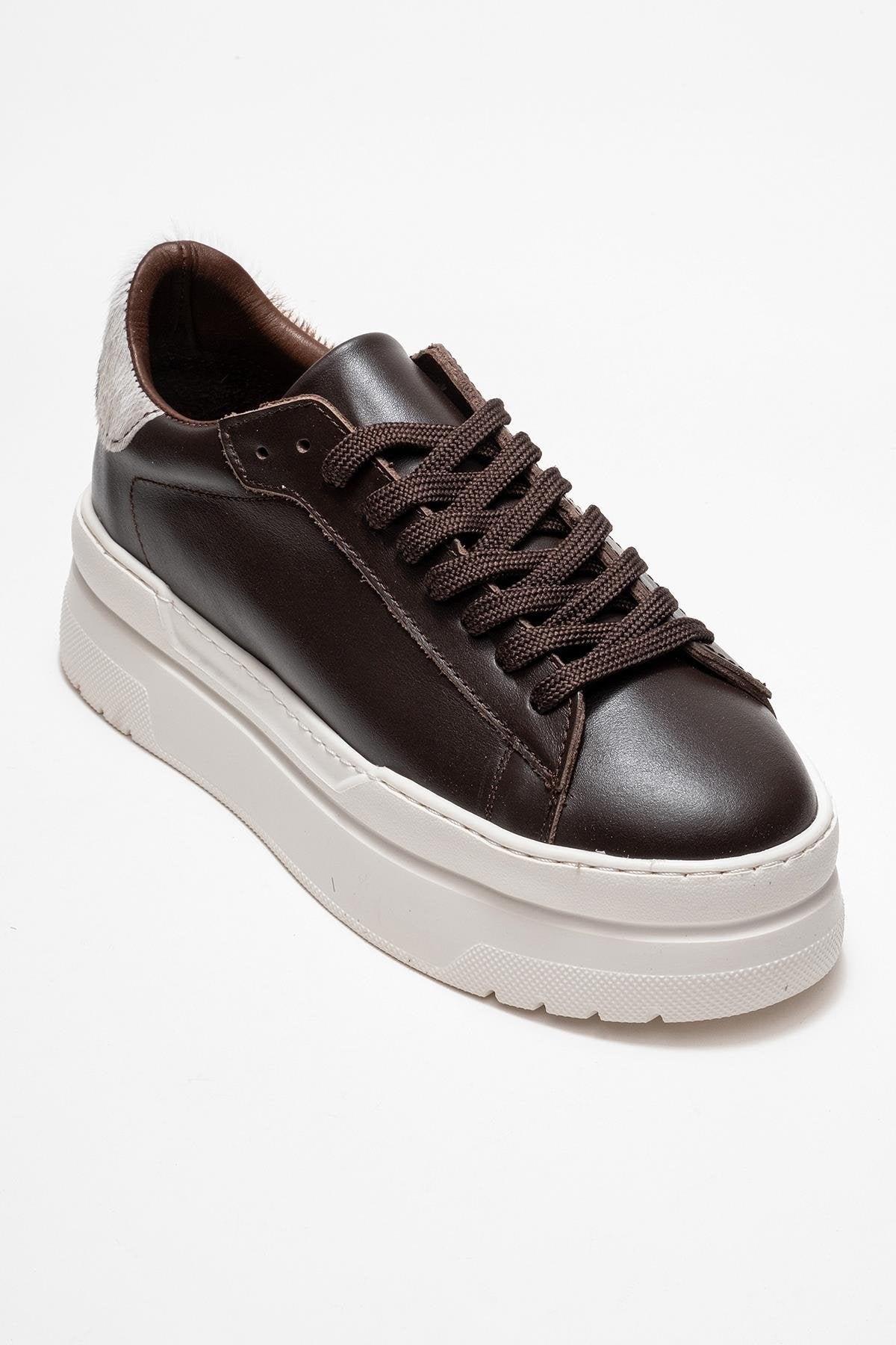 Anabel - Taupe Suede Genuine Leather Casual Sneaker (Women)