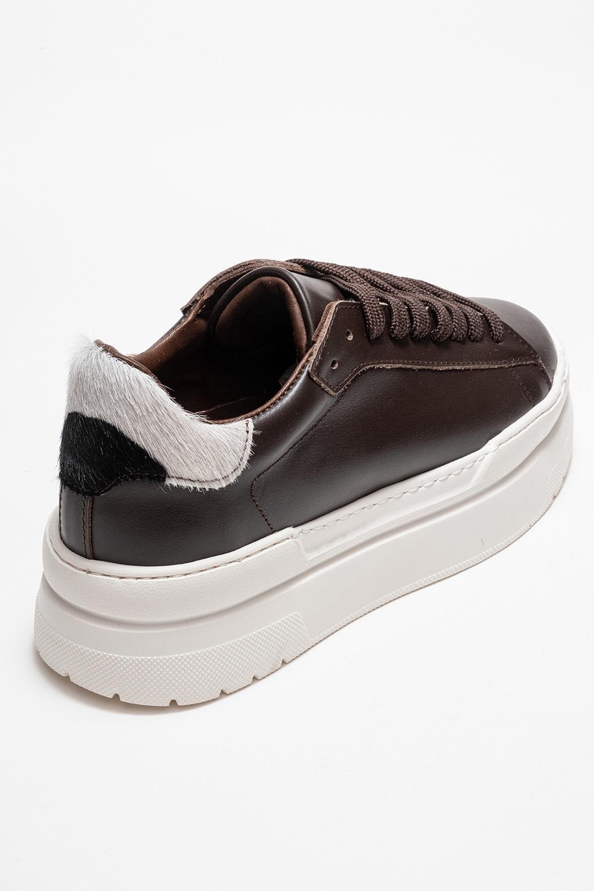 Anabel - Taupe Suede Genuine Leather Casual Sneaker (Women)