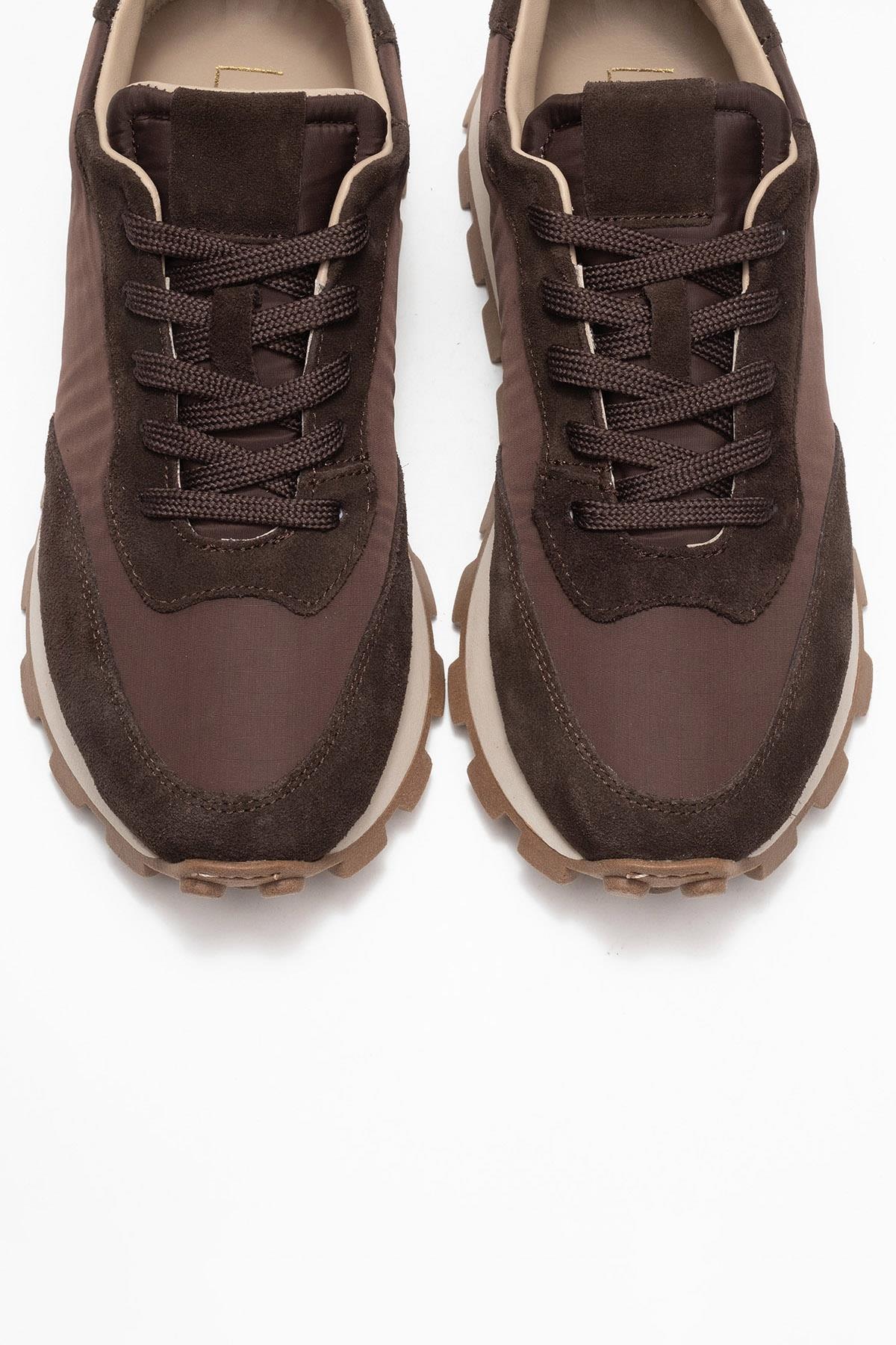 Amanda - Brown Genuine Leather Sneaker (Women)