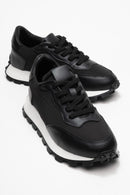 Amanda - Black Genuine Leather Sneaker (Women)