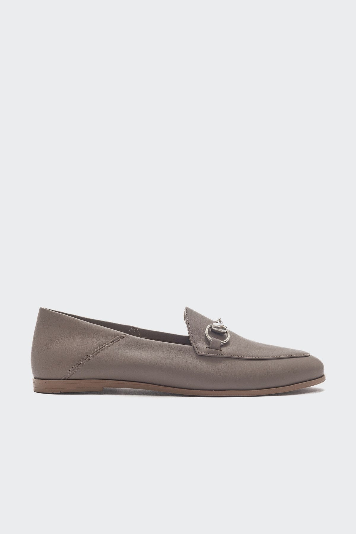 Penny - Light Brown Leather Horsebit Loafers