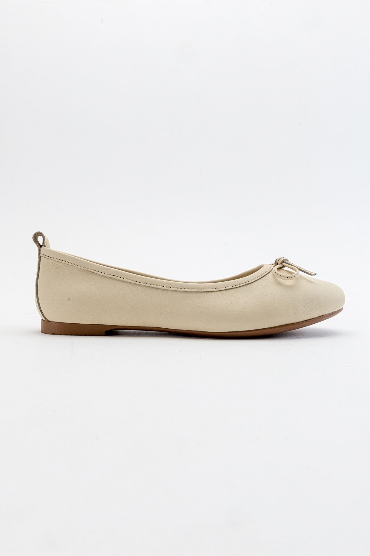 Florence - Beige Ballerina Flats