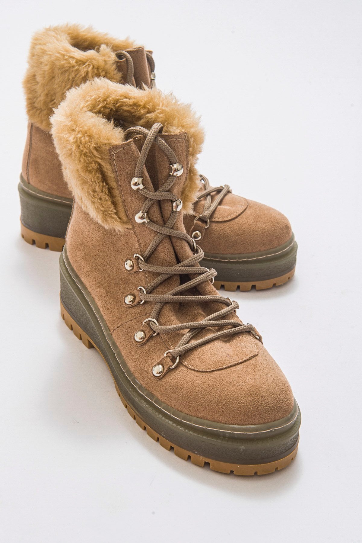 4010 - Beige Suede Boot (Women)