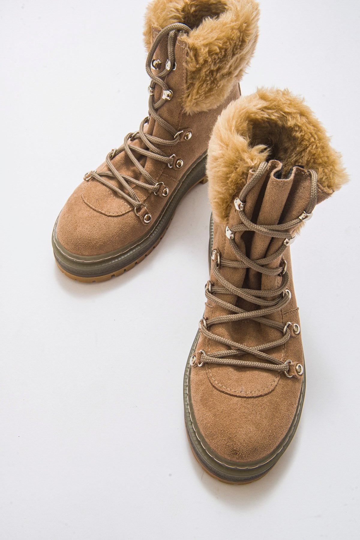 4010 - Beige Suede Boot (Women)