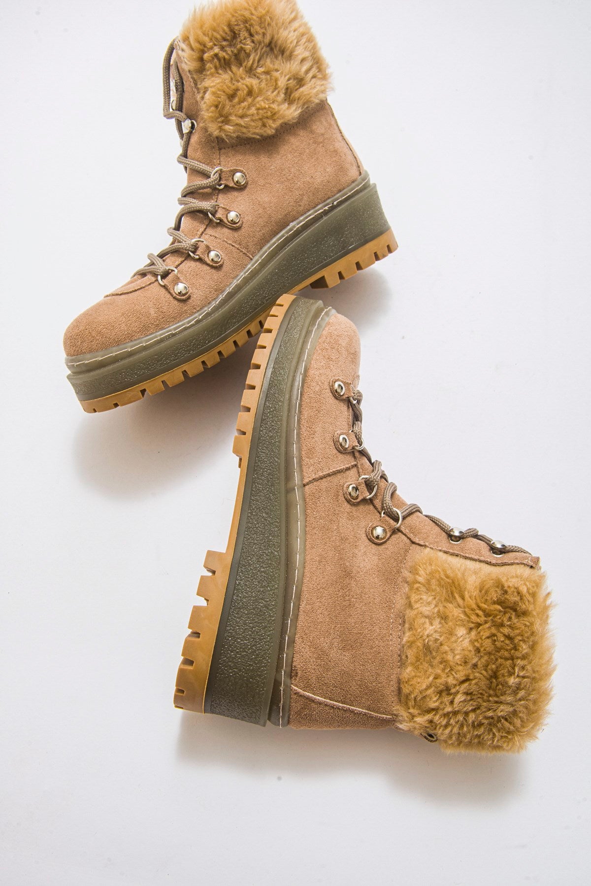 4010 - Beige Suede Boot (Women)