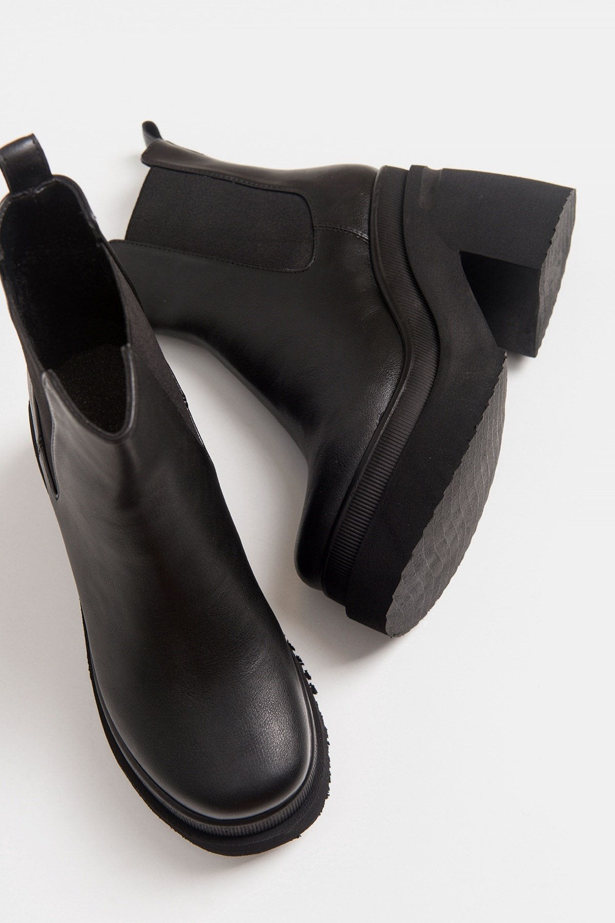 Emma - Black High Heel Boot (Women)