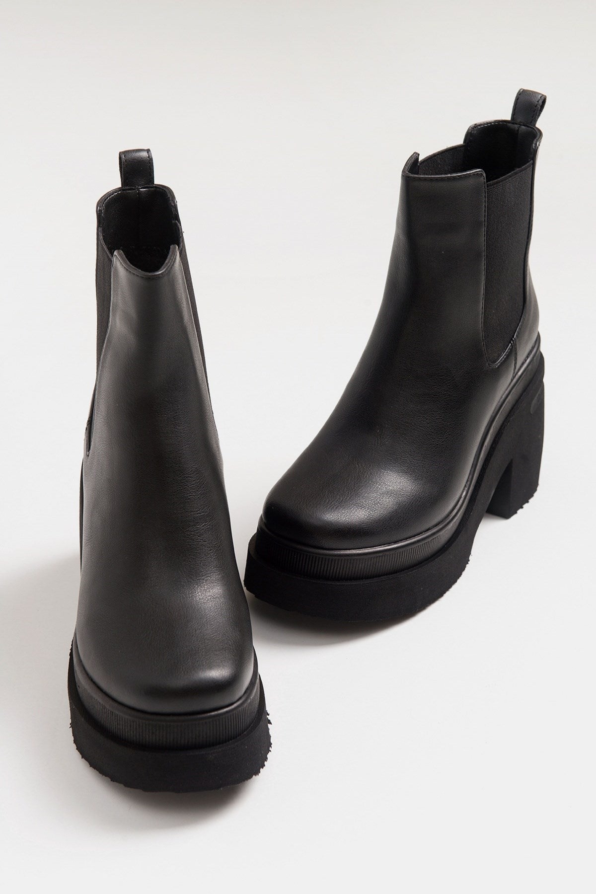 Emma - Black High Heel Boot (Women)