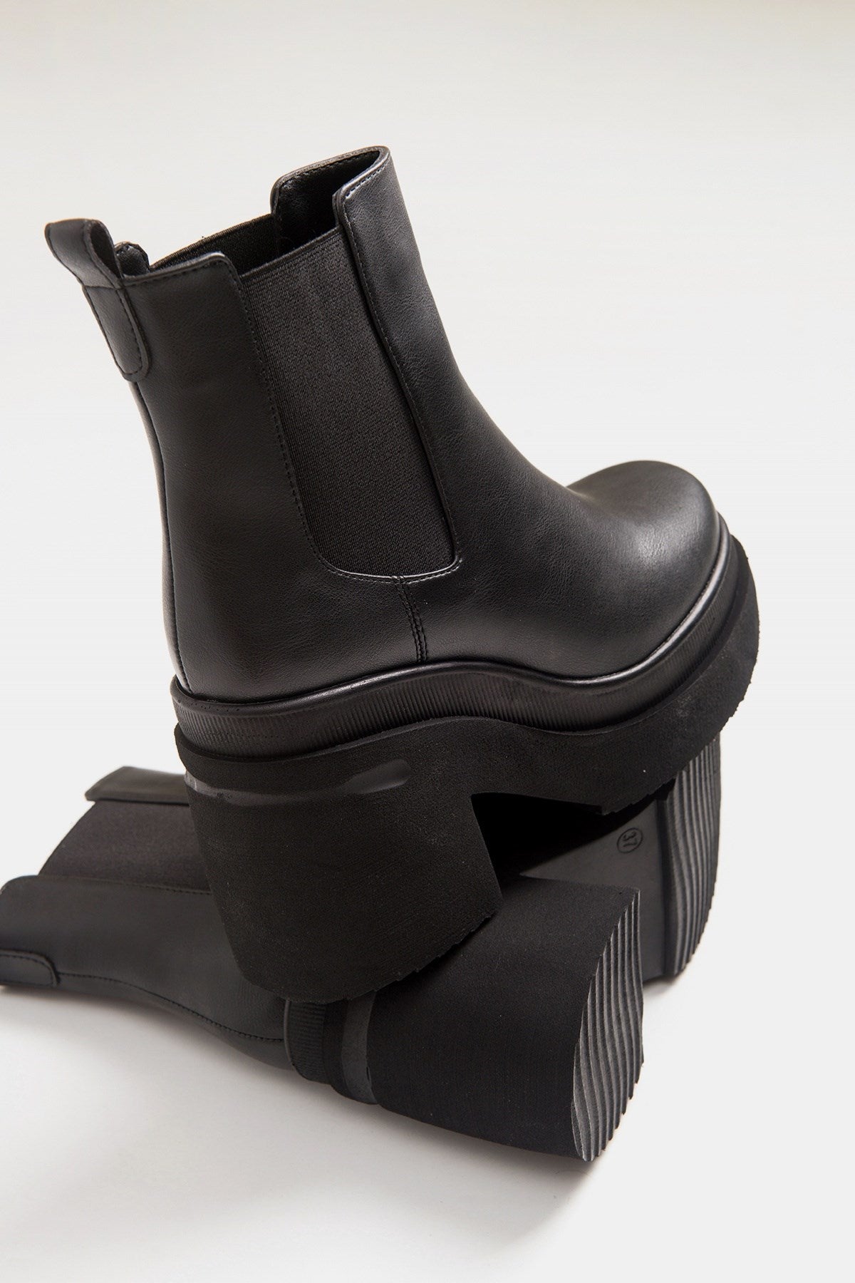 Emma - Black High Heel Boot (Women)