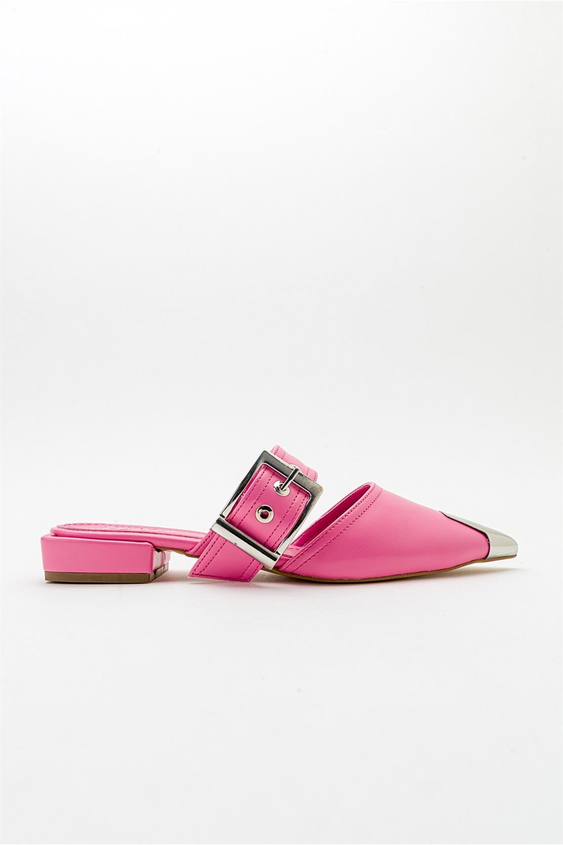 Jenni - Pink Buckle Slide (Women)