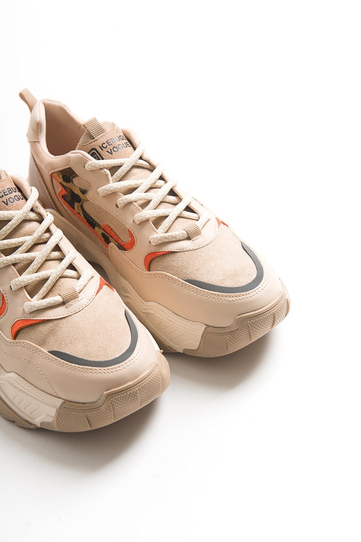 Europa - Beige Patterned Sneaker (Women)