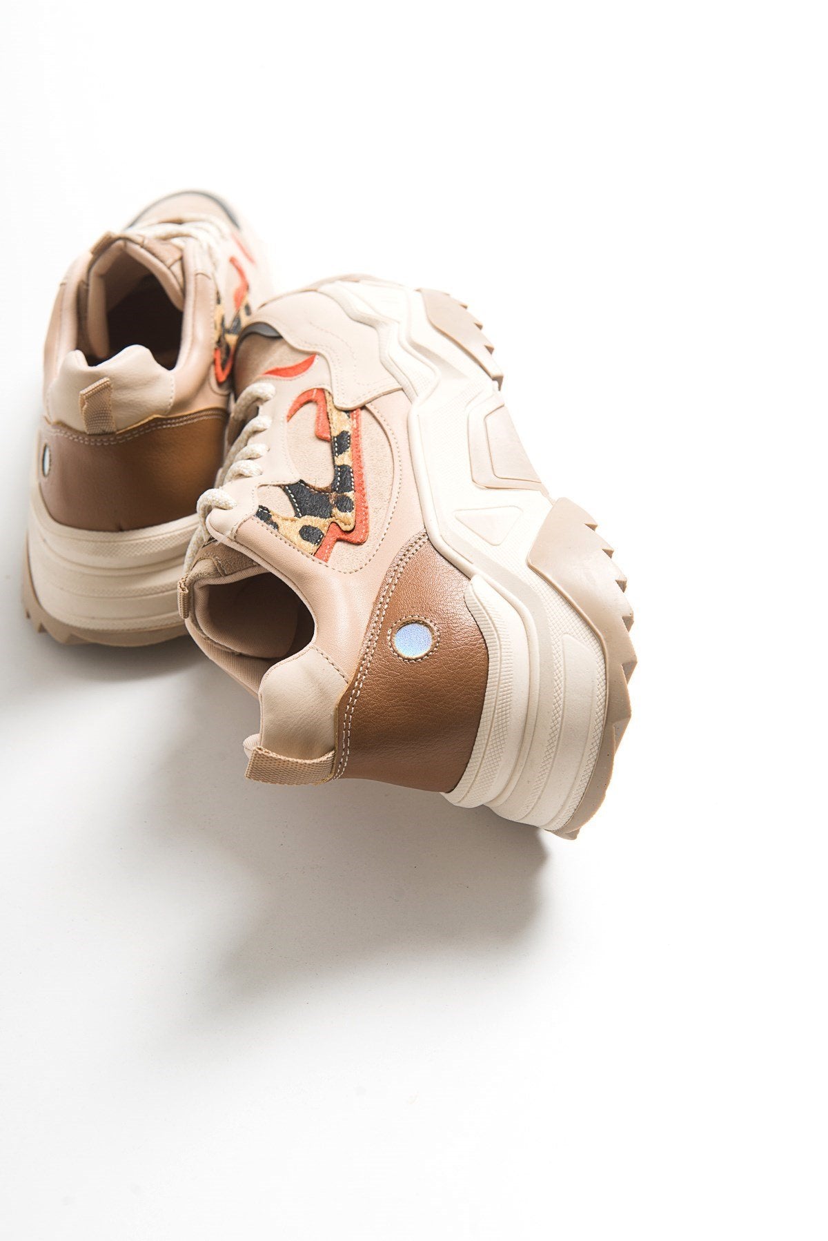 Europa - Beige Patterned Sneaker (Women)