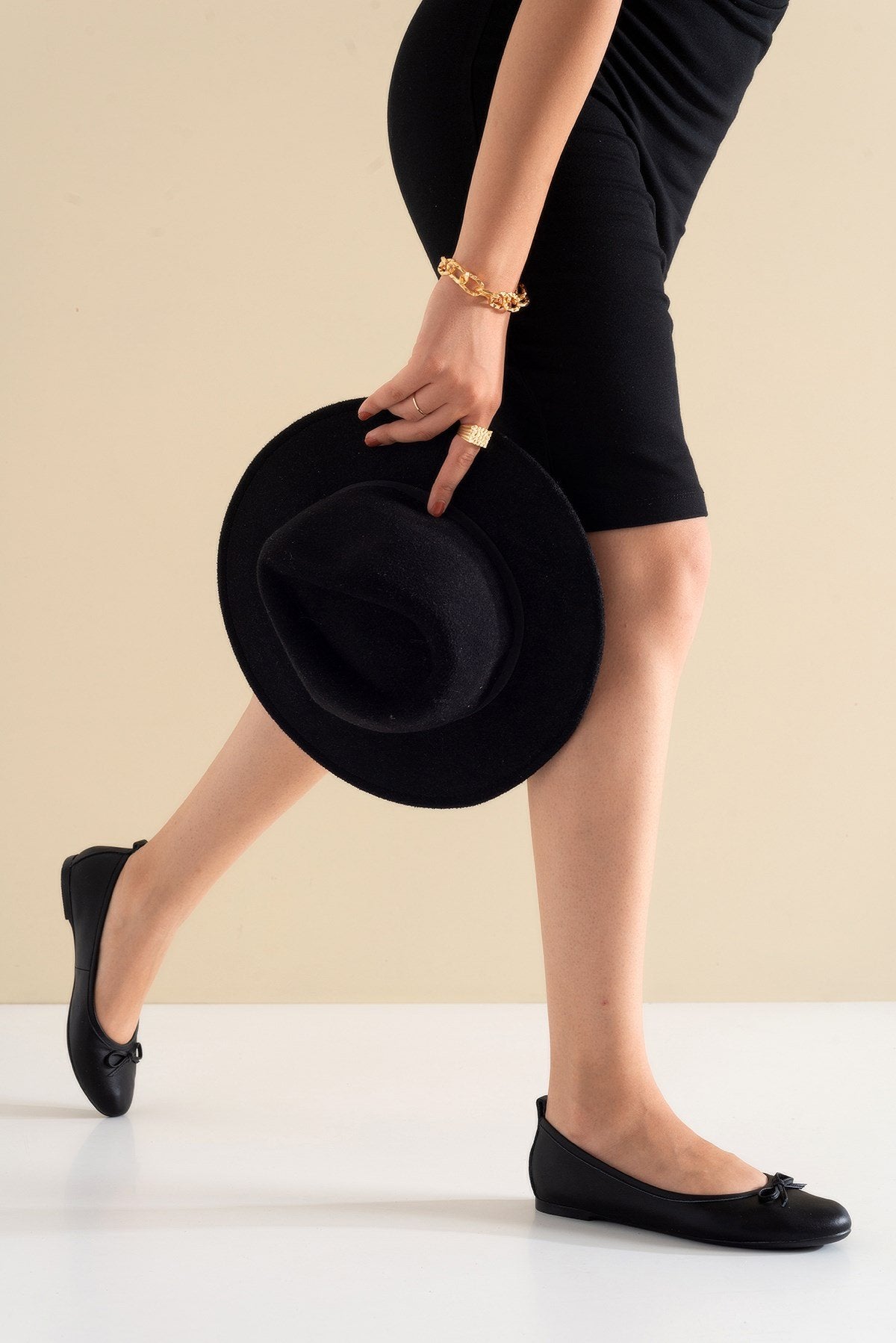 Florence - Black Ballerina Flats