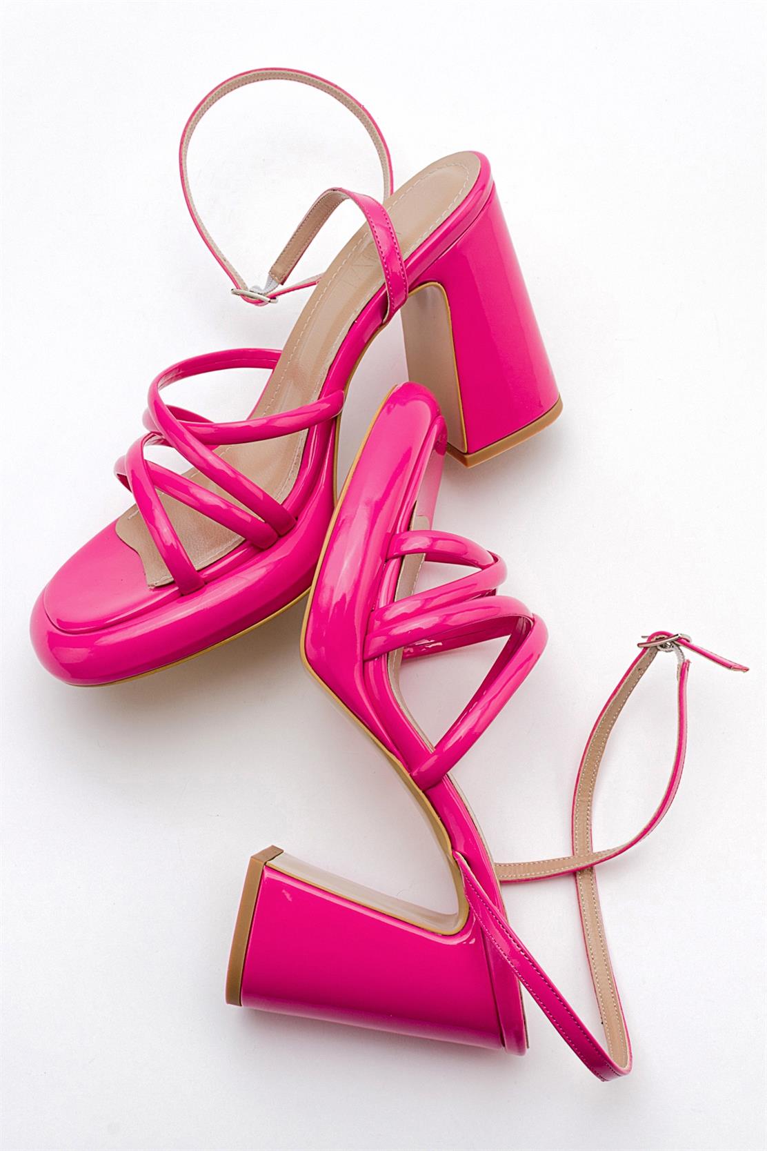 Oppe - Fuchsia Patent Platform High-Heel Shoe (Women)