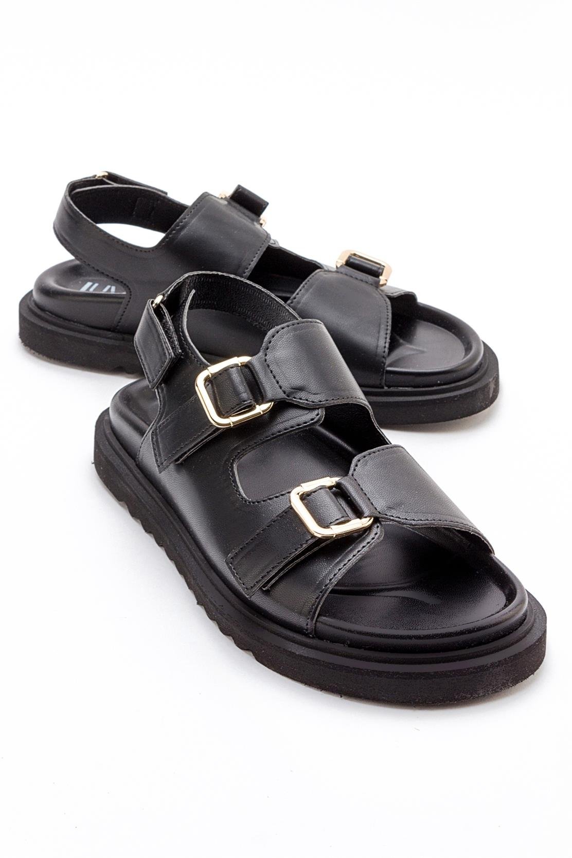 Hermosa - Black Sandal (Women)