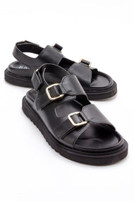 Hermosa - Black Sandal (Women)
