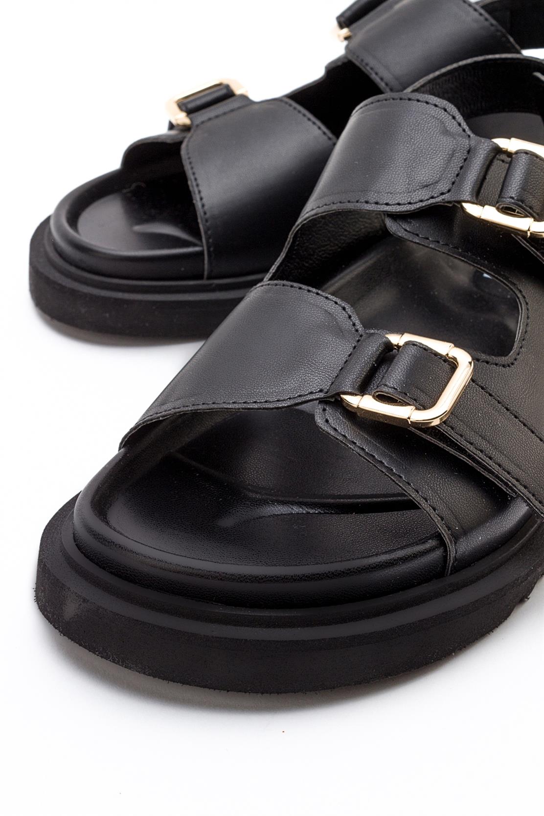 Hermosa - Black Sandal (Women)