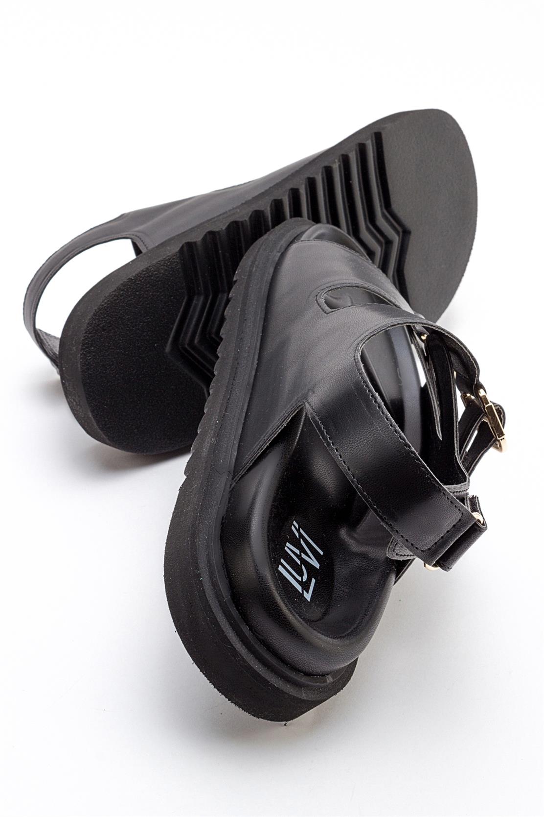 Hermosa - Black Sandal (Women)