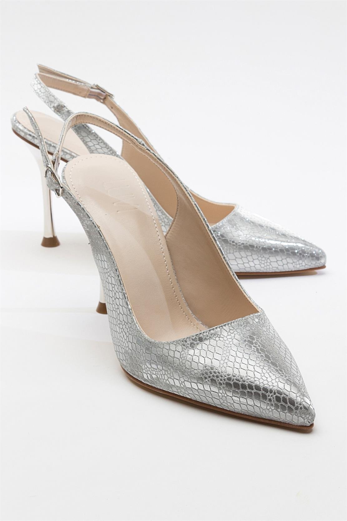 Orfo - Silver High Heel Shoe (Women)