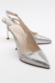 Orfo - Silver High Heel Shoe (Women)