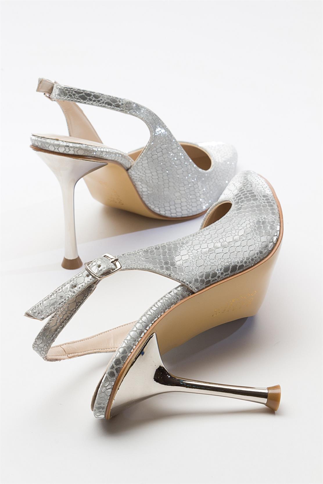 Orfo - Silver High Heel Shoe (Women)