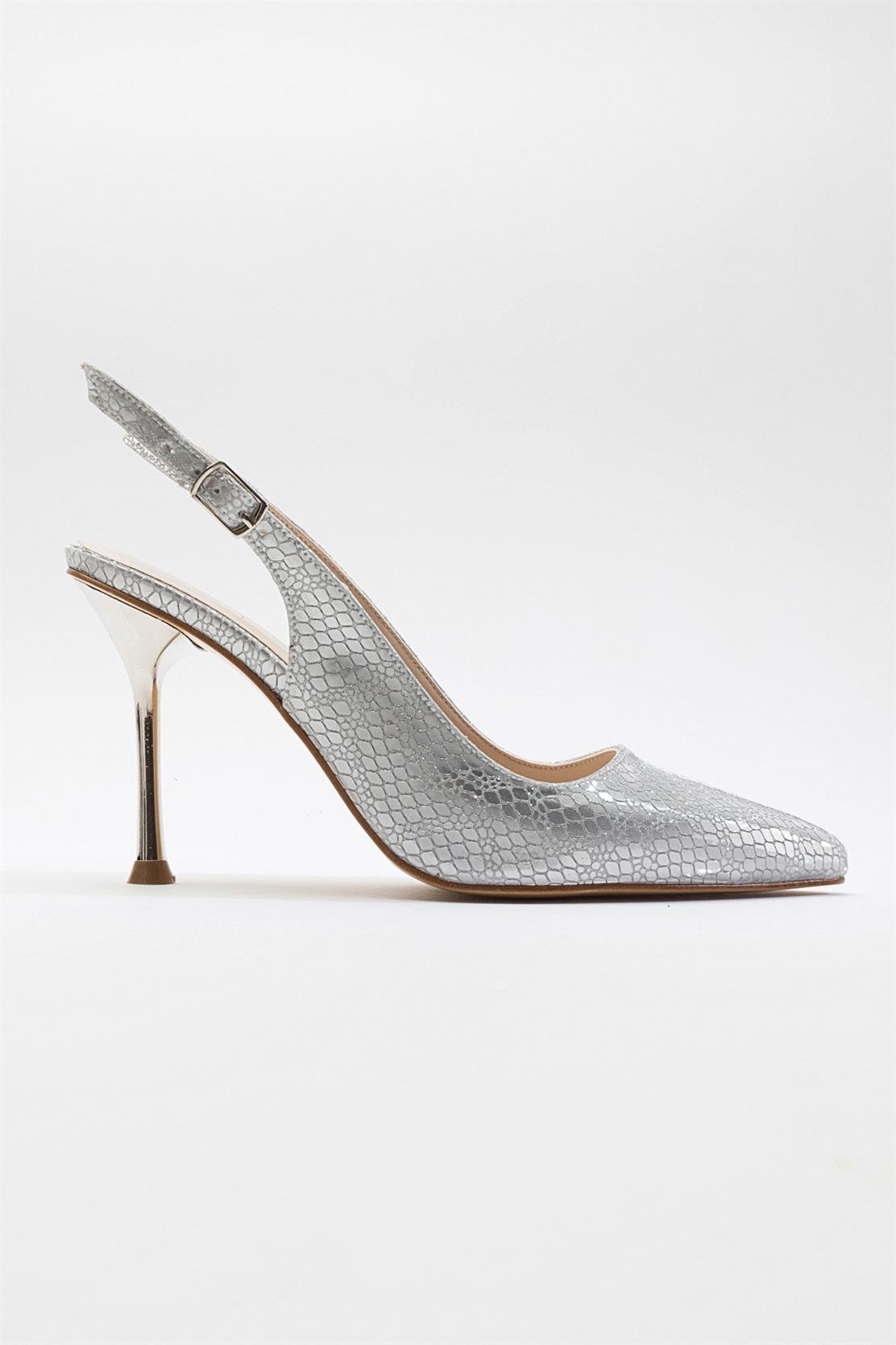 Orfo - Silver High Heel Shoe (Women)