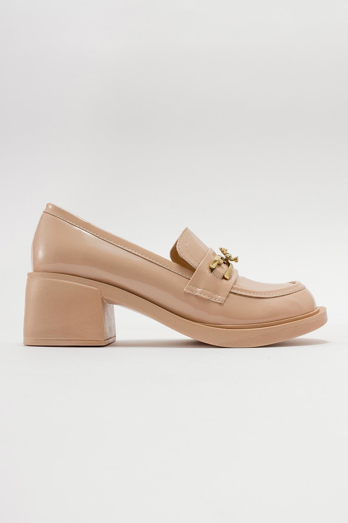 Omera - Beige Patent Shoe (Women)