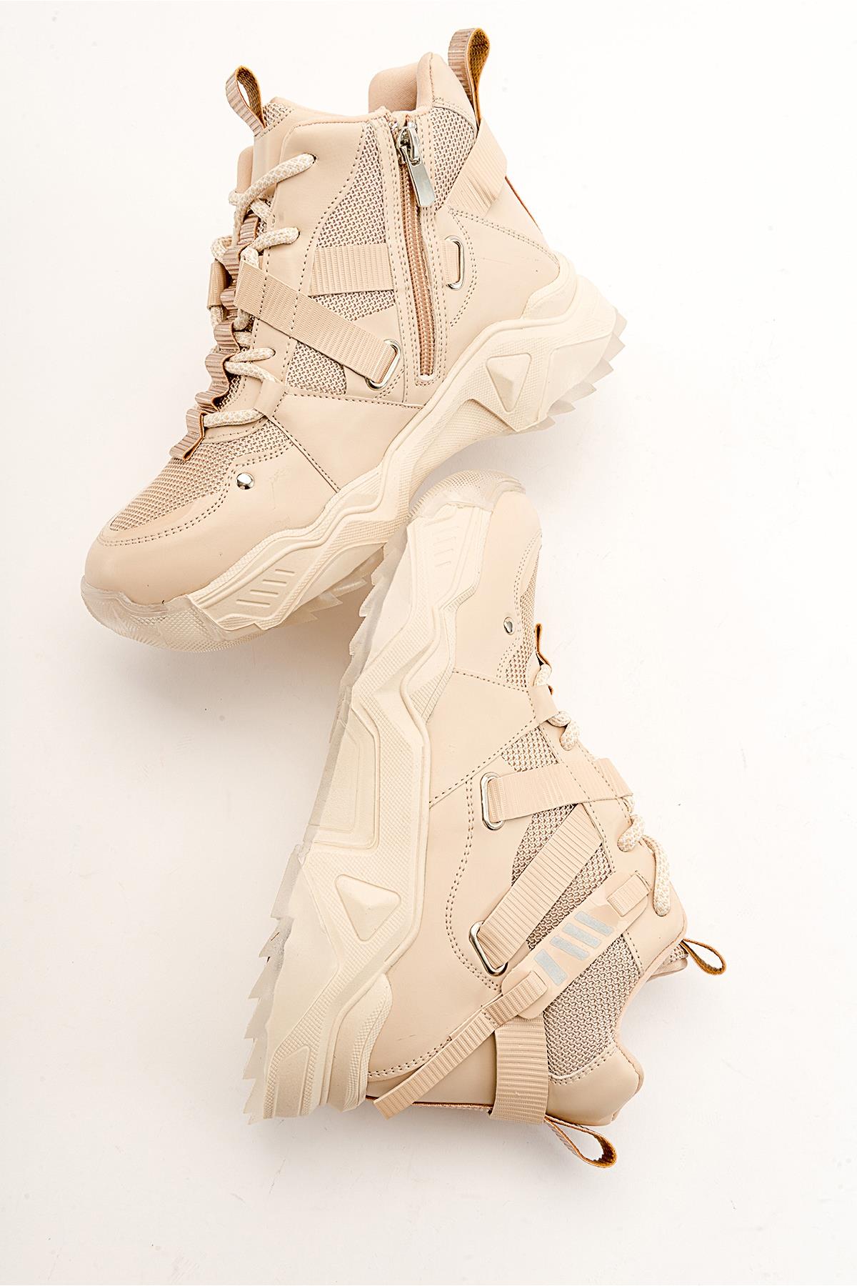 Seraphine - Beige Rose Sport Boot (Women)