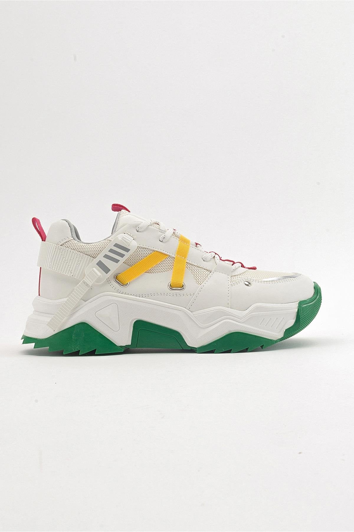 Maggie - White Fuchsia Sport Sneakers (Women)