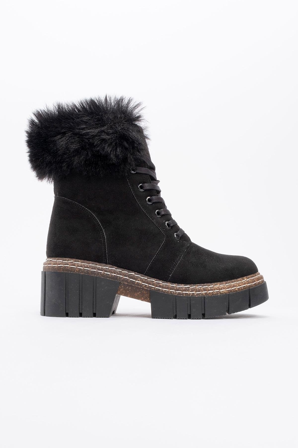 Jayla - Black Suede Boot (Women)