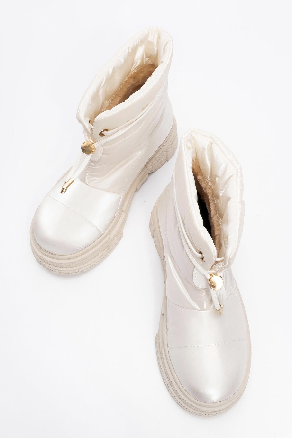 Mesta - White Parachute Boot (Women)