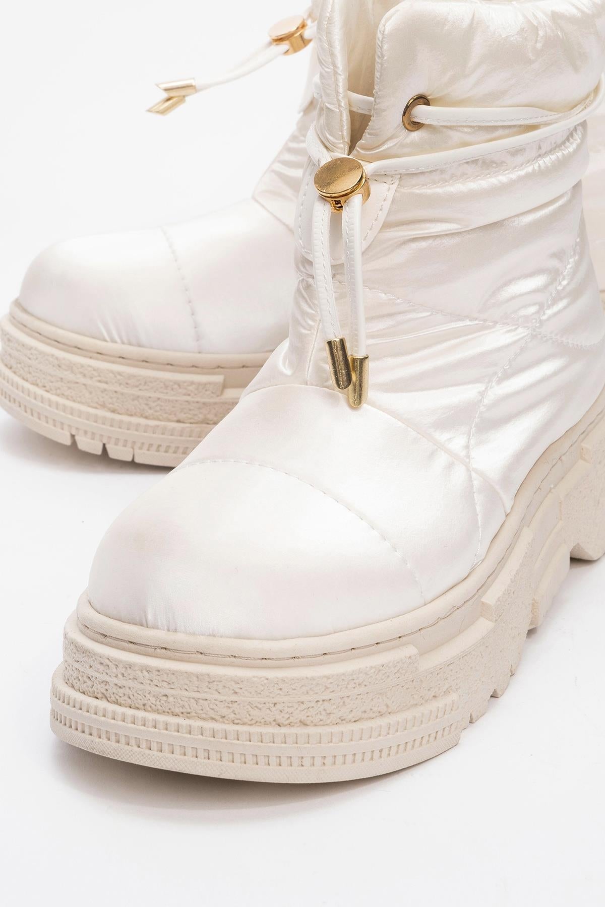 Mesta - White Parachute Boot (Women)