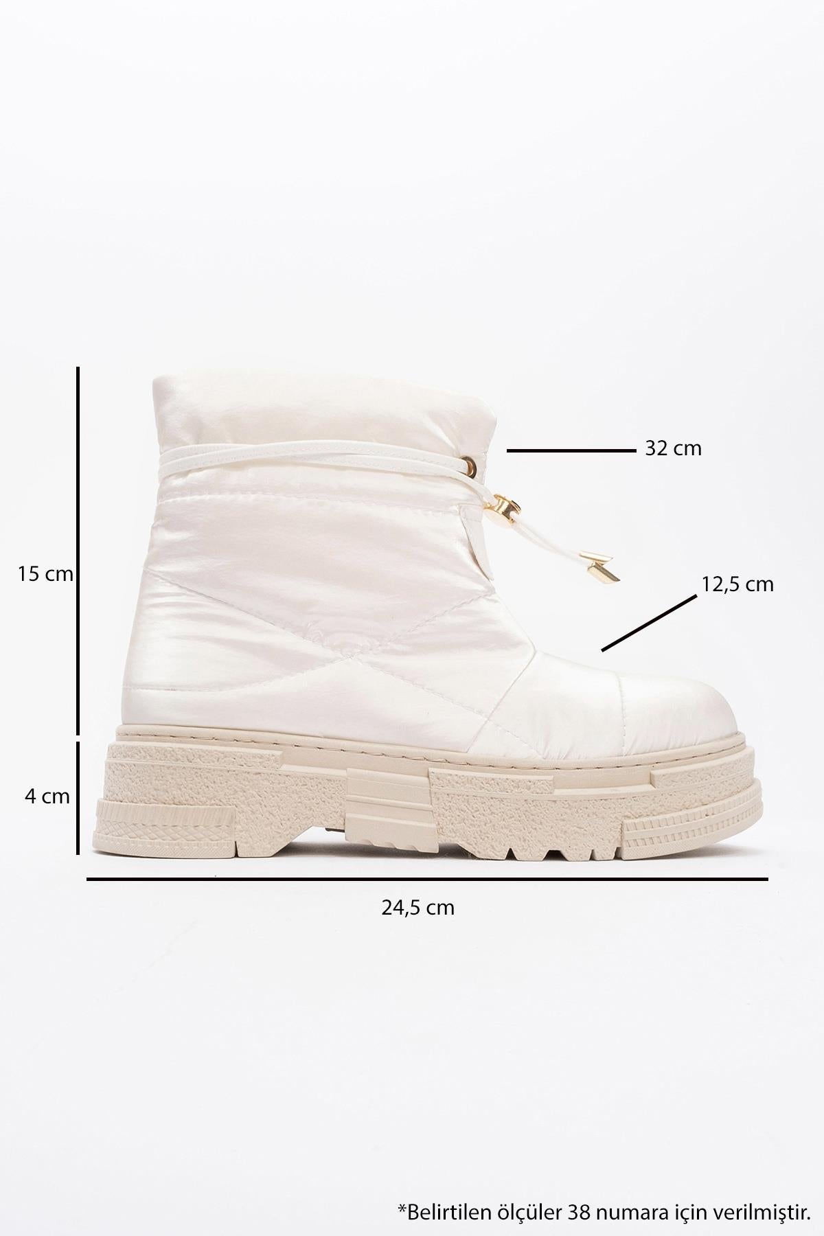 Mesta - White Parachute Boot (Women)