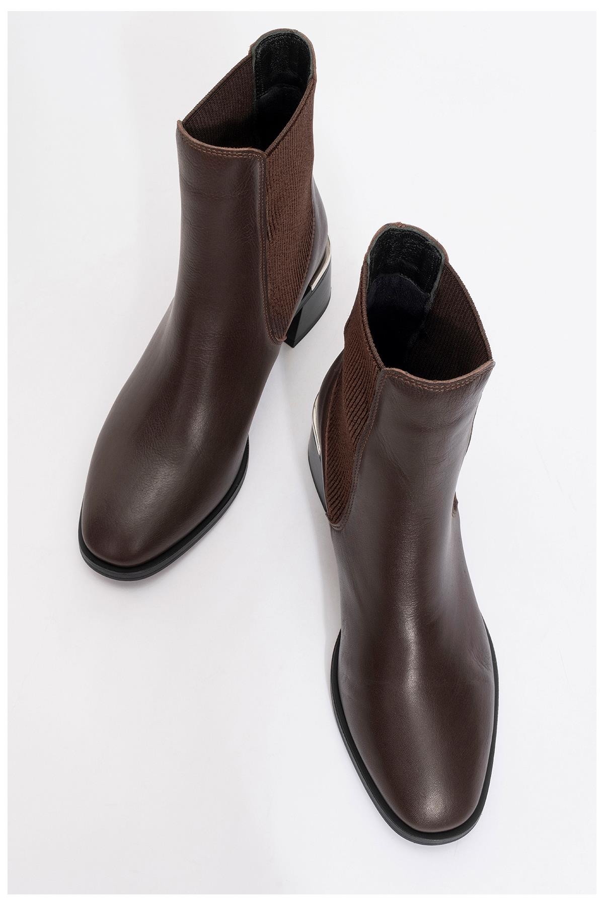 Neiva - Cognac Genuine Leather Chelsea Boot (Women)