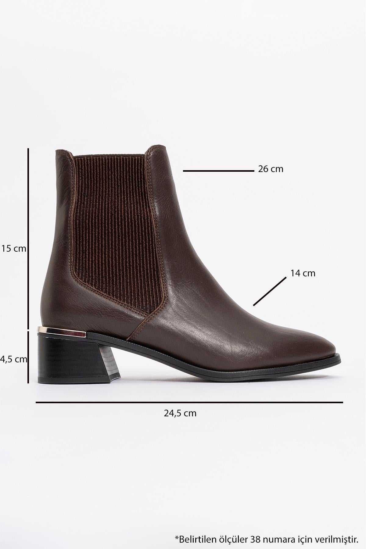 Neiva - Cognac Genuine Leather Chelsea Boot (Women)