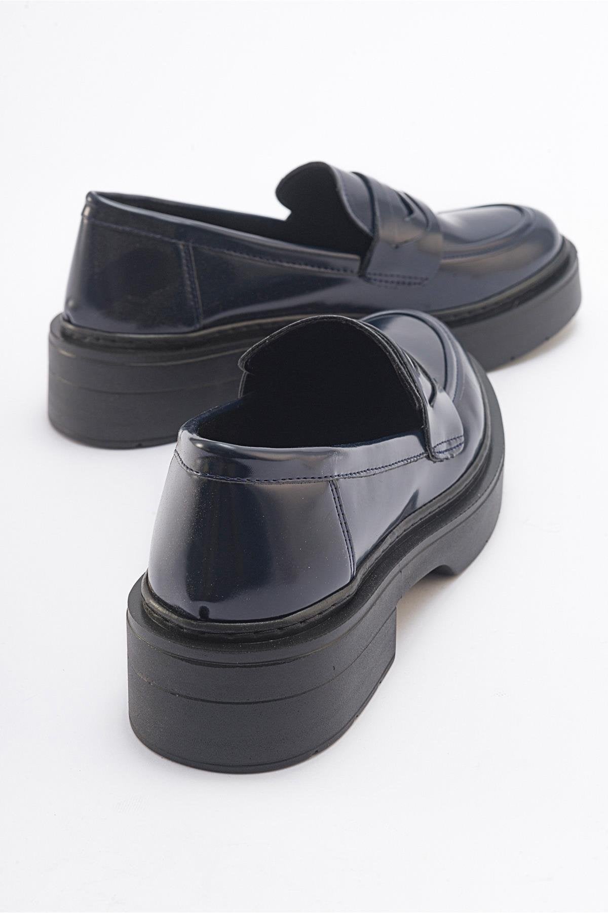 Nonte - Navy Suede Loafer (Women)