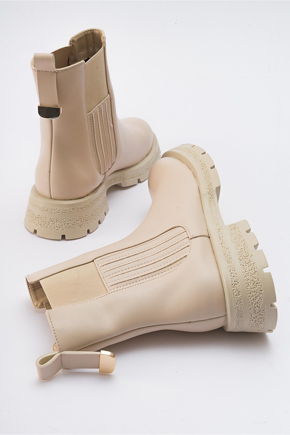 Sofia Beige Chelsea Boot (Women)