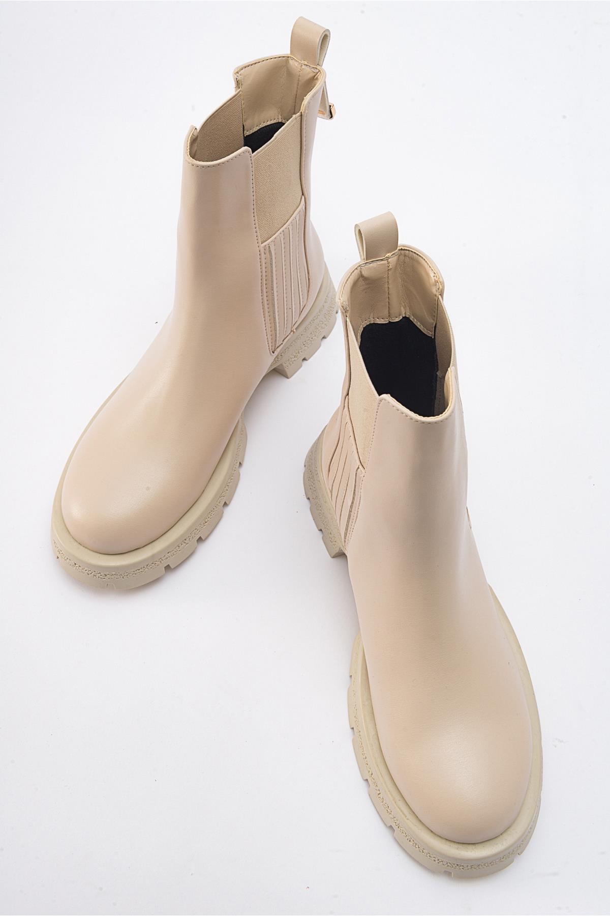 Sofia Beige Chelsea Boot (Women)