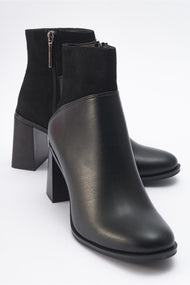 Ropa - Black Heeled Boot (Women)