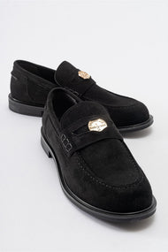 Bloss - Black Suede Loafer (Women)