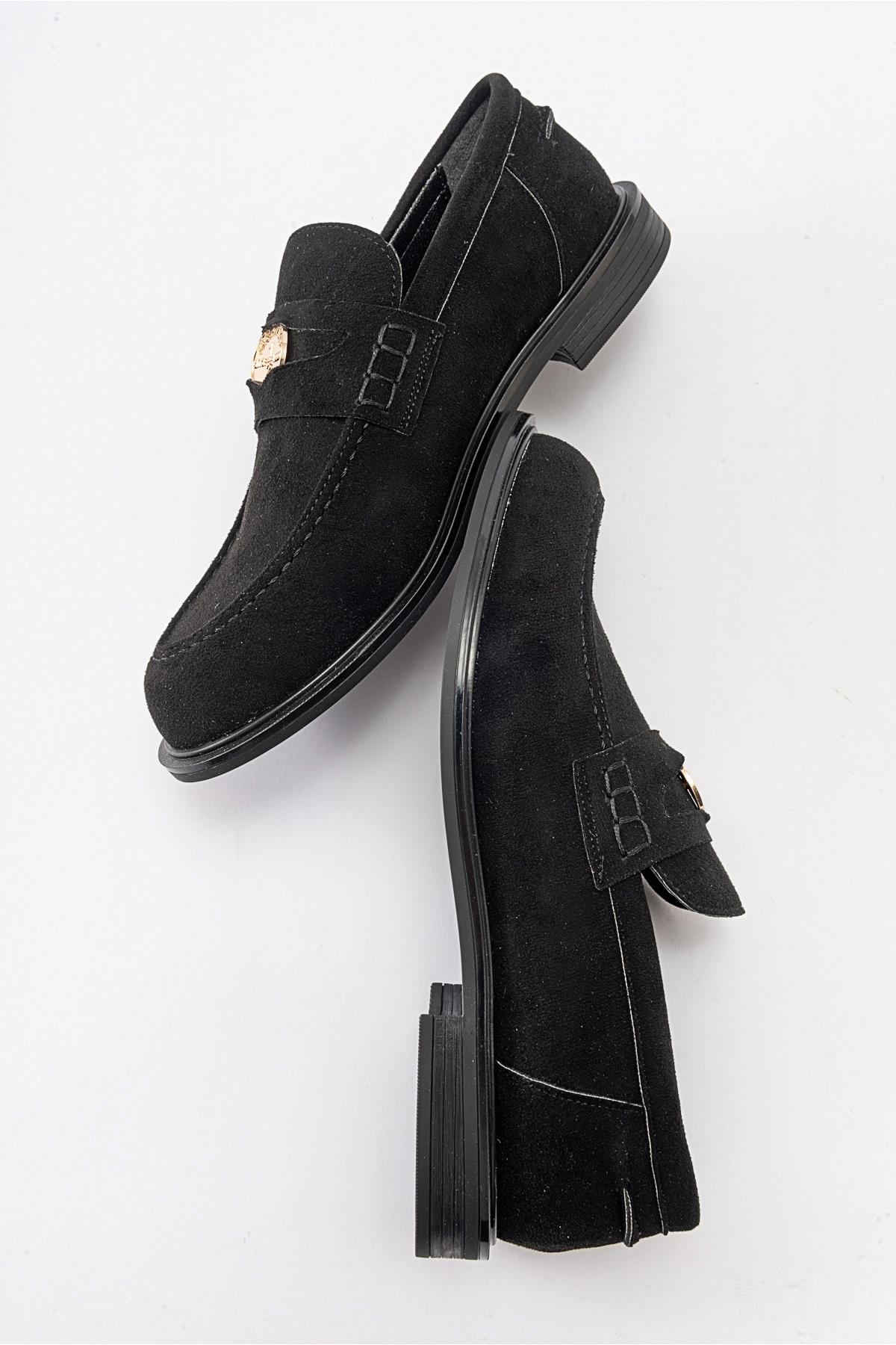 Bloss - Black Suede Loafer (Women)