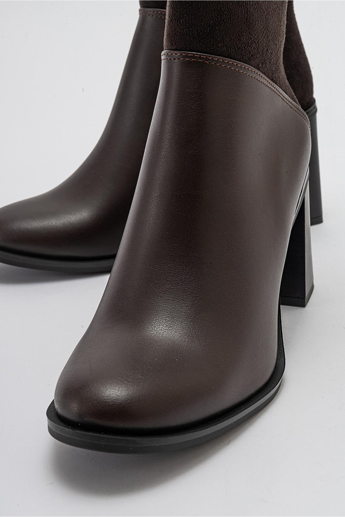 Ropa - Brown Heeled Boot (Women)