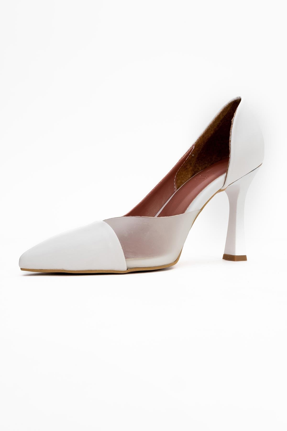 Ursula - White Heeled Shoe (Women)