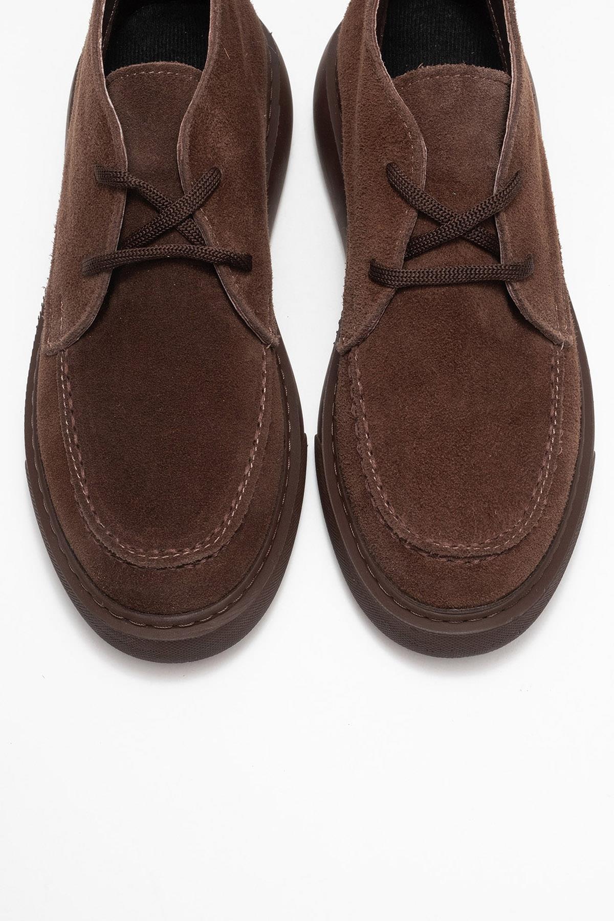 Lilya - Taupe Genuine Leather Chukka Boot (Women)