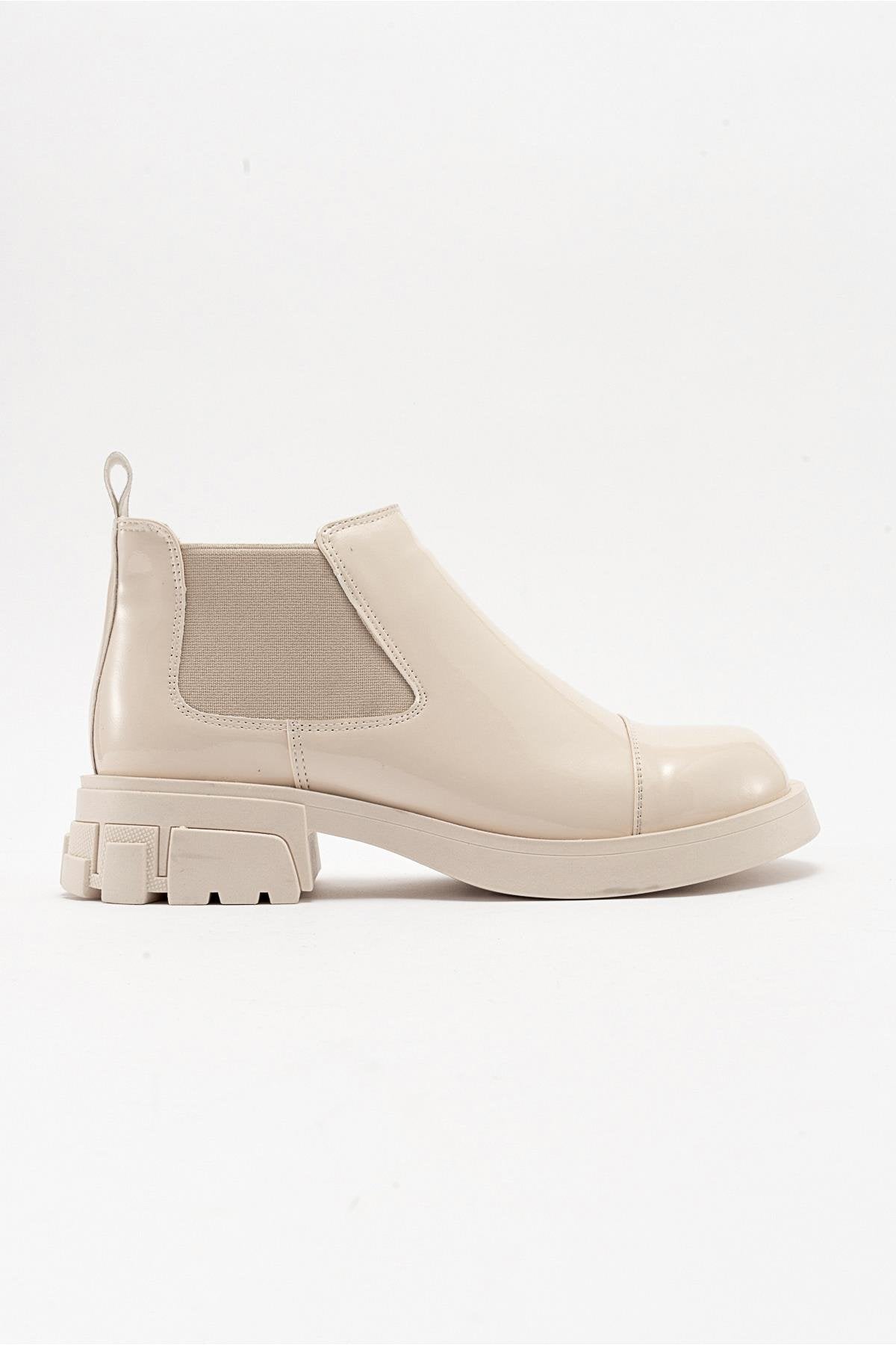 Cafune - Beige Patent Boot (Women)