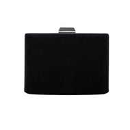 Alba - Black Velvet Clutch