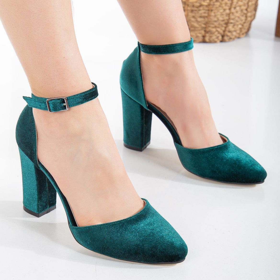 Green Bridal Heels | Forever & Always Shoes Green Bridal Heels | Forever & Always Shoes