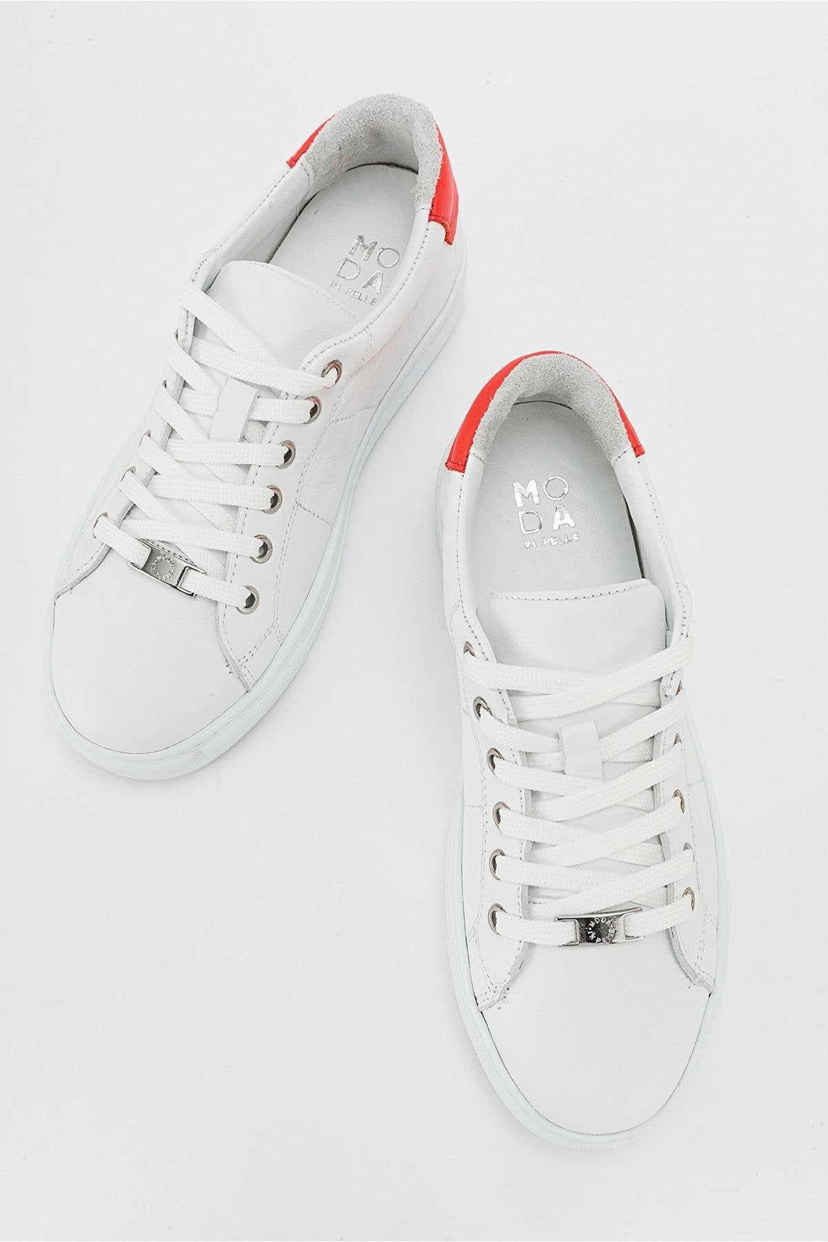 Ayverie - White Leather Sneaker (Women)