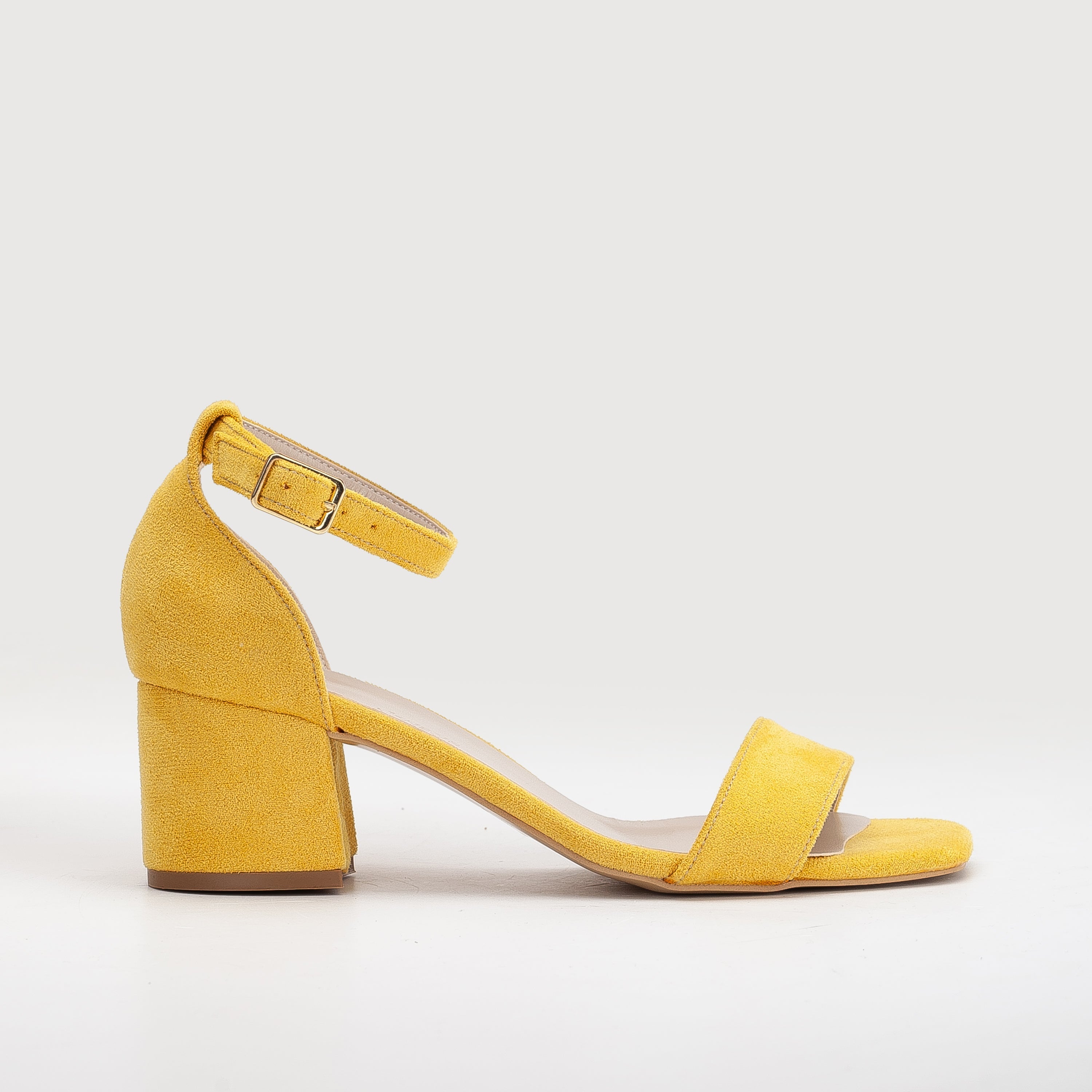 Iva - Yellow Suede Sandals
