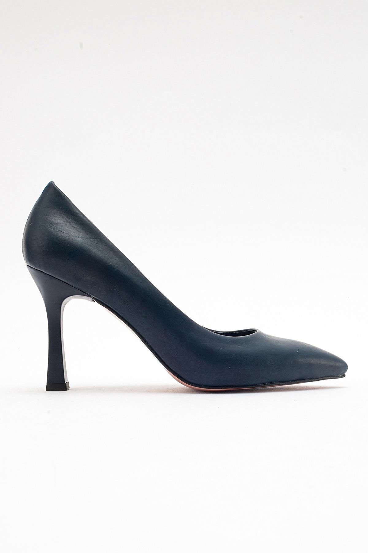 Forest Navy Cilt Pointed Toe Pump (Women)